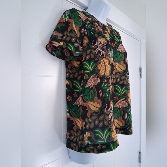 Scotch & Soda (Dans La Nuit)/ Colorful Jungle Print Blouse/ Size US S - Picture 5 of 17